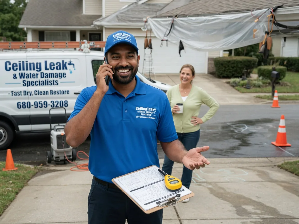 Ceiling Leak Cleanup Nehalem, OR FAQs